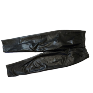 VINTAGE 80's Evan Davies Women's Sz 10 Black Leather Pants Soft Lined EUC